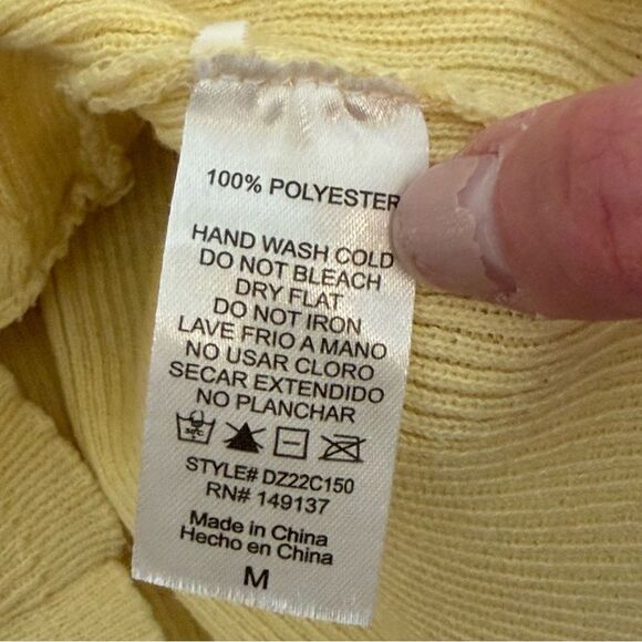 Double Zero Mystical Ribbed Knit Cropped Tank Top Size Medium - Picture 6 of 6